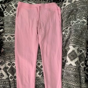 Pink joggers